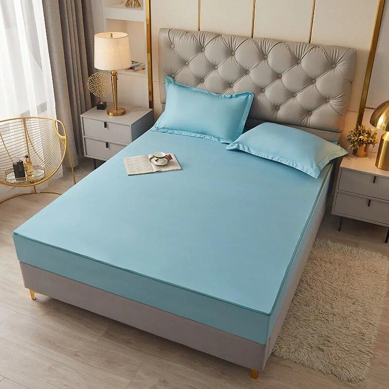 Утолщенный наматрасник с шестисторонней застежкой-молнией, чехол для кровати «все включено», съемный простынь King Queen