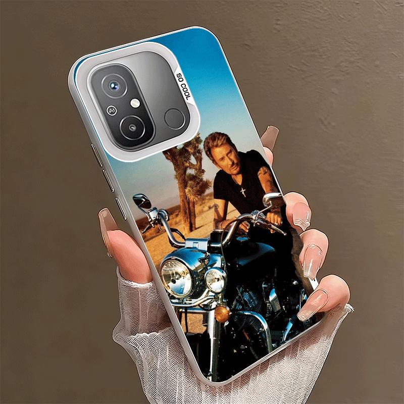 Johnny Hallyday Music Shockproof Phone Case for Xiaomi Poco X7 X6 X5 X3 Pro F7 Ultra M8 Redmi 15C 15 14C 13C 12C 10C 13 12 10