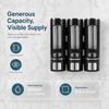 White Black Shampoo Dispenser Plastic Body Wash Dispenser Conditioner Dispenser  Home Hotel