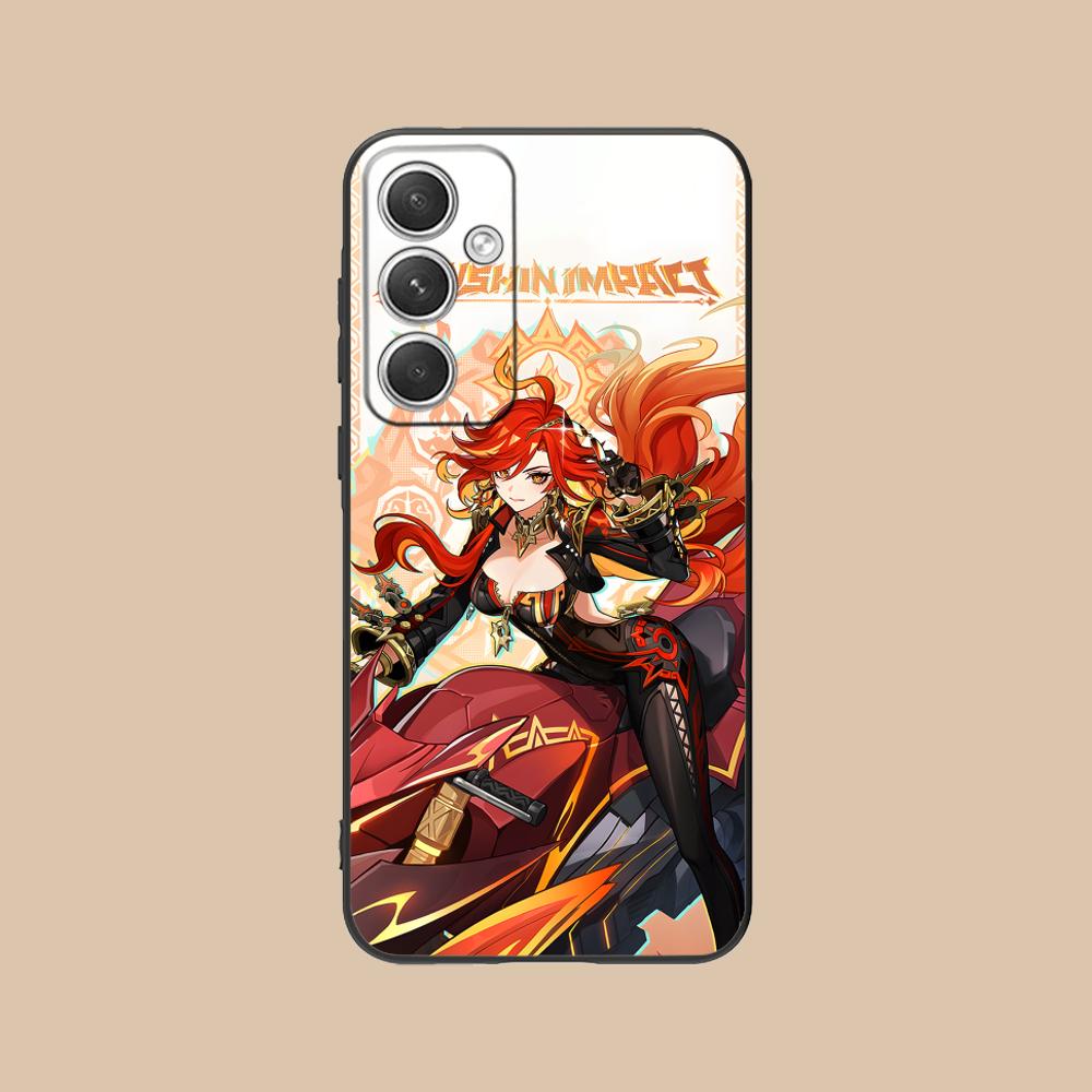 Игровой чехол GI Mavuika Матовый ТПУ для мобильного телефона Samsung Galaxy S26 S25 S24 S23 S22 S21 S20 Note20 Plus FE Ultra Цветной чехол