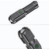 LED Rechargeable Flashlight Mini Handheld Zoomable Flashlight High Lumen Camping Light with 3 Light