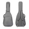 Yaonkaku Case Guitar Gig Bag with Neck Guitar Case with Soft 110cm X 42cm X with Large Capacity Pocket Heavy-Duty Pillow, Semi-Hard Case, 14cm, Gray,