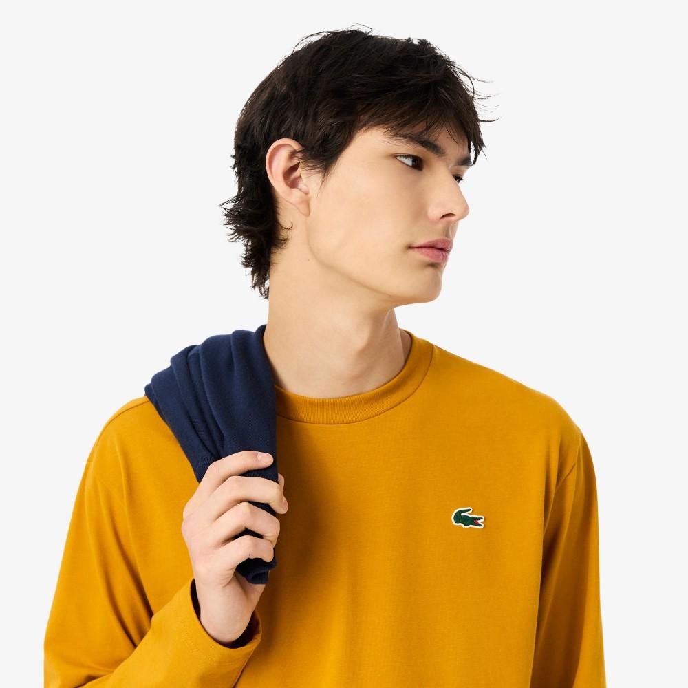 [Lacoste] Men's Golf Graphic Long Sleeve T-Shirt TH6201-55N5BV