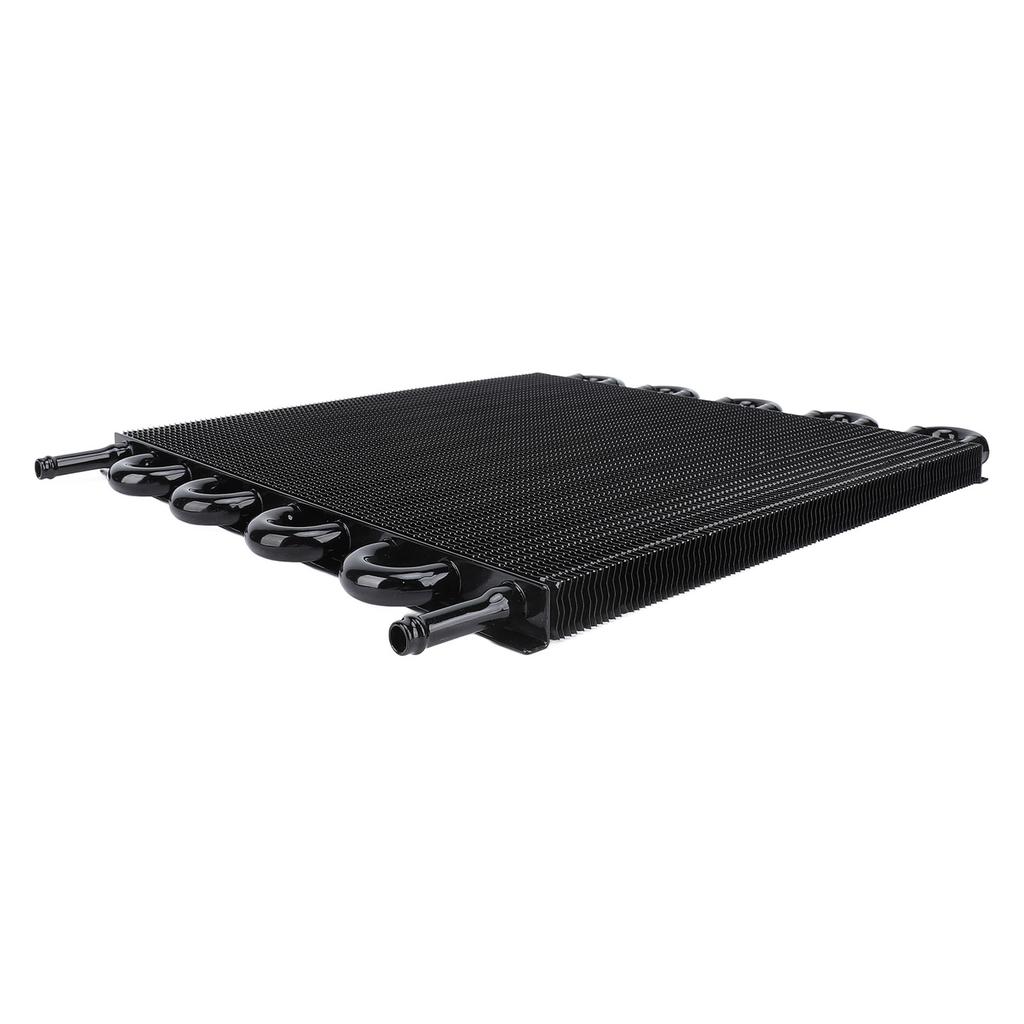 Масляный радиатор трансмиссии 10 рядов 395 мм алюминиевый повышенная топливная экономичность комплект масляного радиатора двигателя для трансмиссии 5/16 дюйма