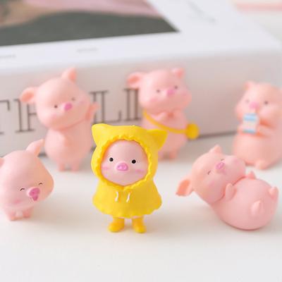 Модная статуя свиньи, сделанная своими руками, из мультфильма, легко моется