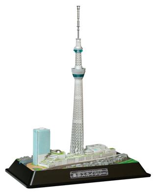 Doyusha Модель-диорама Токио Пластиковый набор 1 / 3000 Skytree(р) Прямо из Японии