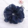 Summer Organza Silk Scrunchies Elastic Hair Bands for Women Fashion Hair Rope Ponytail Holder Ties Girl Hair Accessories
