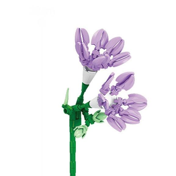 Flower Model Eternal Bouquet Building Blocks Creative Home Desk Plant Decoration Assemble Bricks Educational Toy Girl Kids Gifts