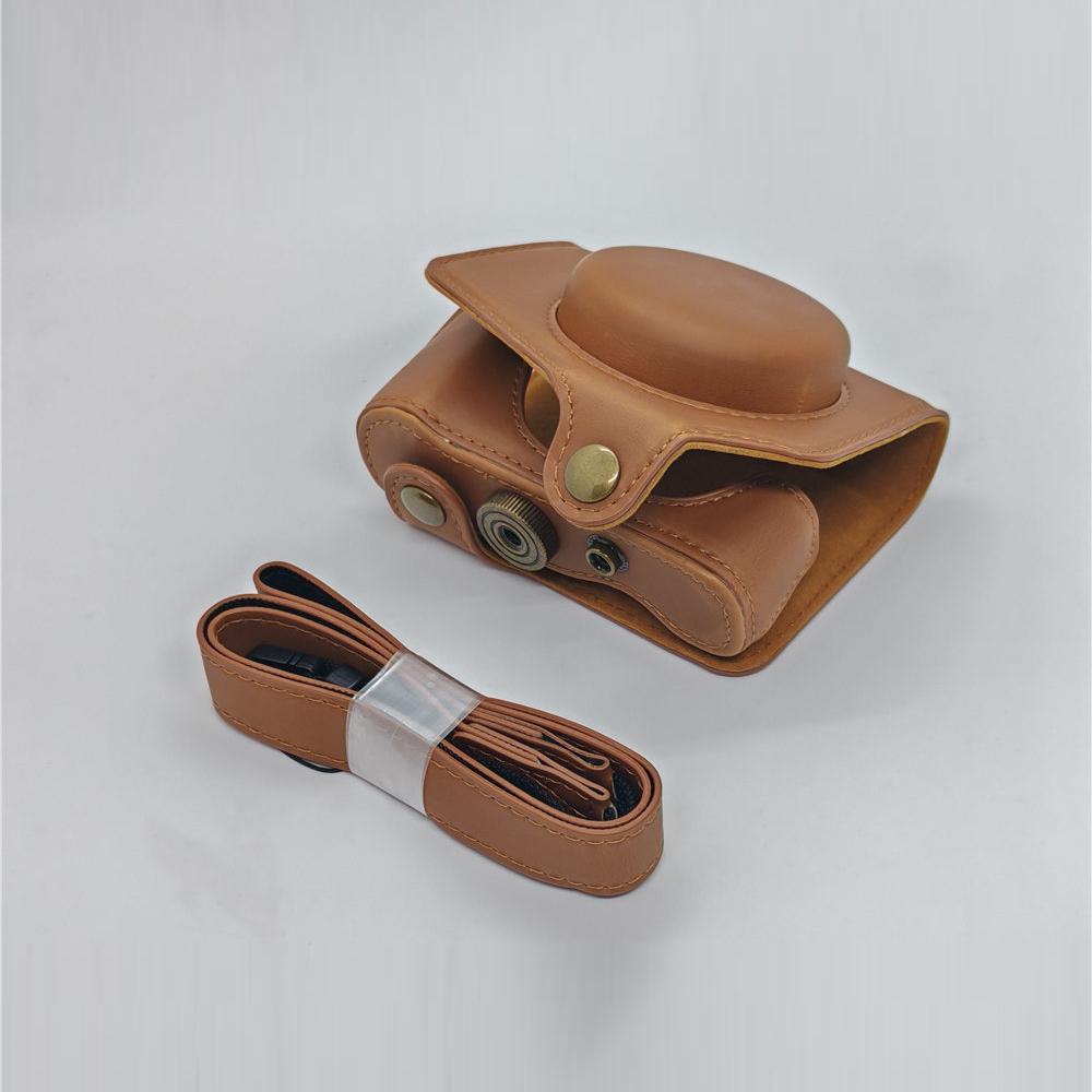 G7X II III PU Leather Camera Bag Case For Canon PowerShot G7X Mark II III G7XIII G7X3 G7XII G7X2 Full Body Cover With Strap