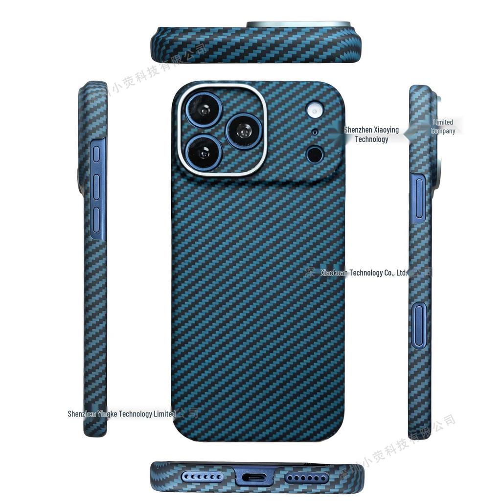 Магнитный защитный чехол из арамидного волокна для iPhone 17 Pro Max