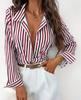 Women's Casual Long-sleeved Striped Shirt