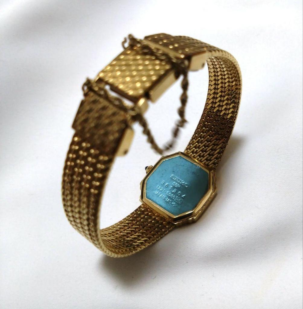 [USED] Extremely Rare SEIKO Exceline with 1 Diamond, Battery Replaced