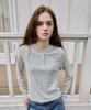 COVERNAT WOMAN Женская полосатая толстовка с длинным рукавом Полоска