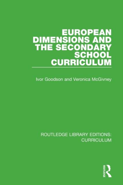 Книга European Dimensions and the Secondary School Curriculum