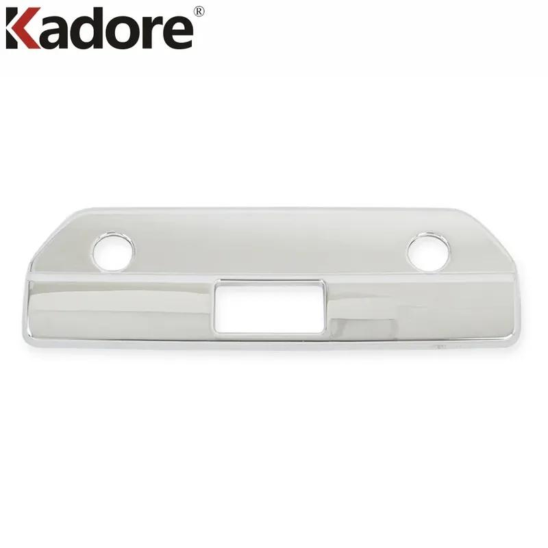 For Chevrolet Silverado 1500 Chrome Car Rear Trunk Handle Cover Trim Tailgate Door Handle Panel Frame Accessories