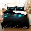 Постельное белье Undertale Sans Односпальное Полуторное Двуспальное Евро King Size Комплект постельного белья для взрослых и детей Комплекты с пододеяльником 3D Печать Игровое постельное белье74