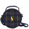 Ralph Shoulder Bag 4AR106 POLO ROUND HANDBAG ECD POLO Navy X Yellow [Polo Lauren] Women's PLAID/Yellow [Item]