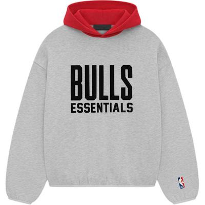Fear of God Essentials Худи NBA Bulls Светло-серый Мужские Топы Серый 192AL246304F