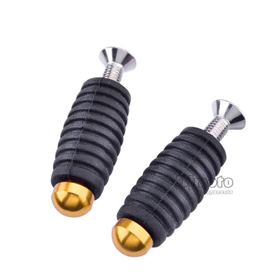6MM Racing Brake Lever Toe CNC Peg Gear Shift Toepeg Pedals Adapter for Kawasaki Ninja 250 300 Ninja400 Z750 Z800 Z900 Z650