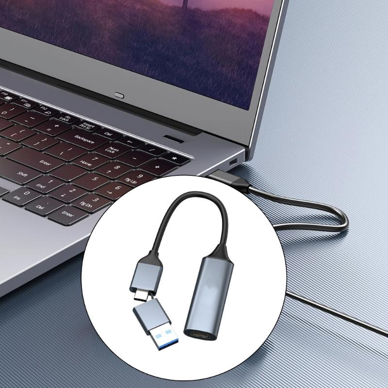 4K USB C карта захвата видео 4K Долговечность USB Запись для игр Прямых трансляций и многого другого
