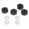 4pcs RC Hex Coupler Professional Aluminum Alloy RC Wheel Hex Adapter for 1 10 RC Cars