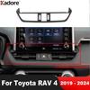 Накладка на центральный воздуховод автомобиля для Toyota RAV4 RAV 4 - 2024 Аксессуары для интерьера из углеродного волокна