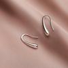 2022 Trend: Women's 925 Sterling Silver Teardrop Ear Hook Dangle Earrings, Simple Stud Design, Niche INS Style