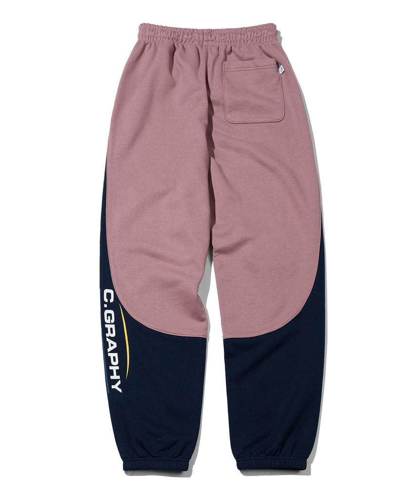 CGP Sporty Color Block Jogger Pants_Indie Pink