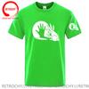 Unisexs High Quality Rabbit TShirt 100 Cotton Funny Shadow Puppet Design Print Casual Loose ONeck For Male TShirt Tops Tees