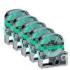 5 упаковок, 18 мм, разноцветная совместимая лента для этикеток Epson LC-5WBN / SS18KW SC18RW SD18K SC18YW для принтера Epson LW300 LW400 500 600