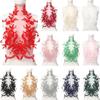 Tulle Embroidered Corsage Apparel Sewing Floral Lace Fabric DIY Craft Supplies Sewing Supplies