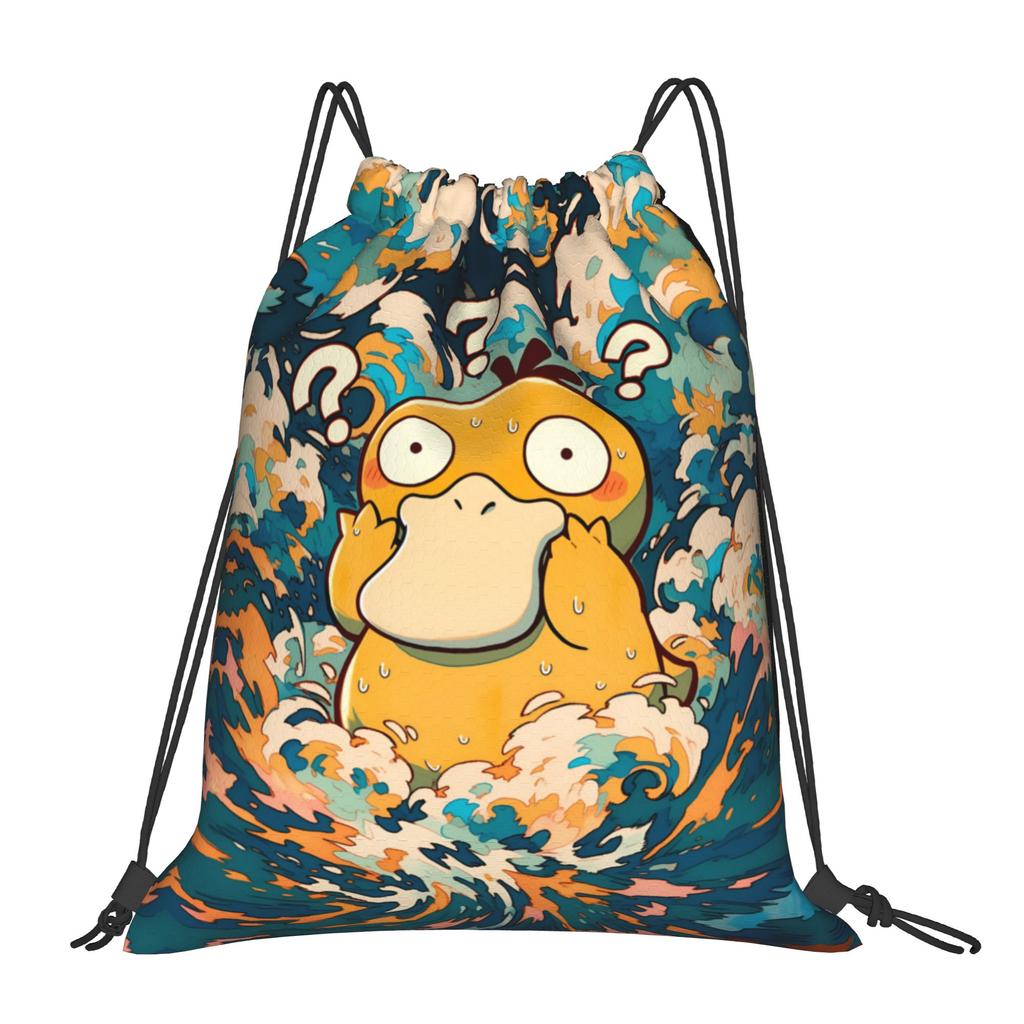 Индивидуальная сумка-мешок P-Psyducks для тренировок, рюкзаки для йоги, мужские, женские, мультяшные, спортивные, мешок-рюкзак для спортзала