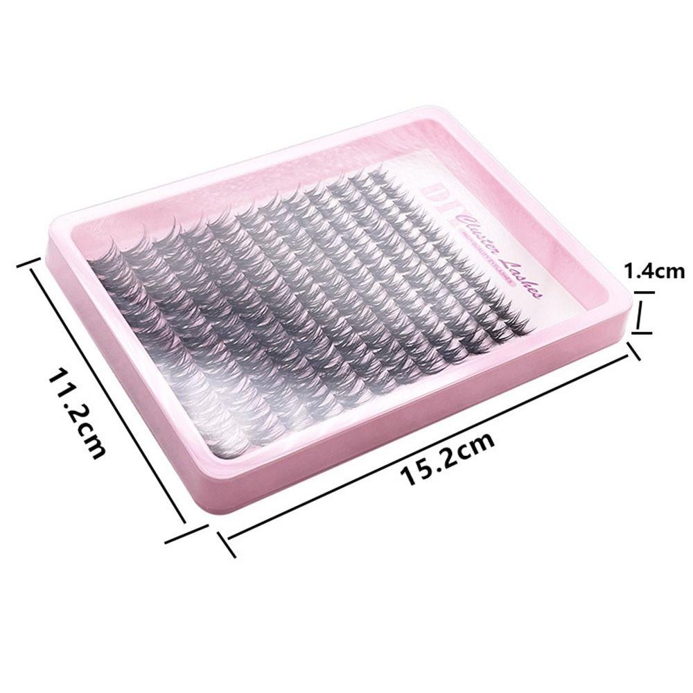 Thick Dramatic Manga Lashes 12 Row Cluster Eyelashes Handmade Eye Lashes  for Women Beauty