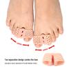 Силиконовый корректор Hallux Valgus - Разделитель пальцев с двойным отверстием для перекрывающихся вальгусных деформаций