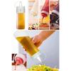 Qchef Preparation Bottle (2 Pieces) With Cap Salad Dressing Olive Oil Ketchup Mayonnaise Squeeze Sauce Cup 400 Ml