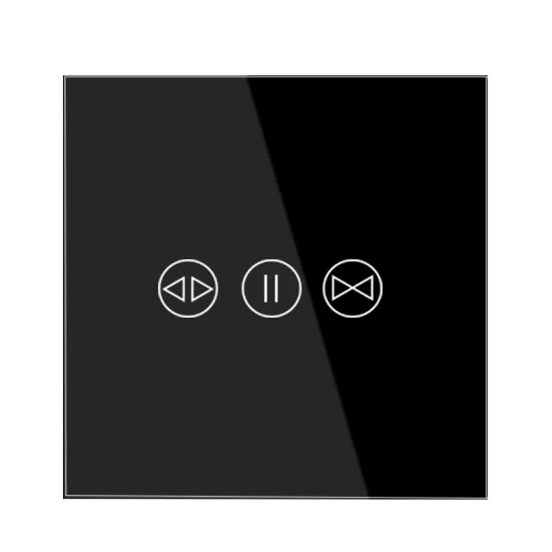 Умный WiFi выключатель для штор Tuya, сенсорный настенный выключатель для роллет, электропривод для окна, голосовое управление Alexa, Google Home, Alice