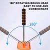 Seametal Car Front Windshield Defogging Brush Telescopic Long Handle Car Household Glass Clean Brushes Dust Remover Tool