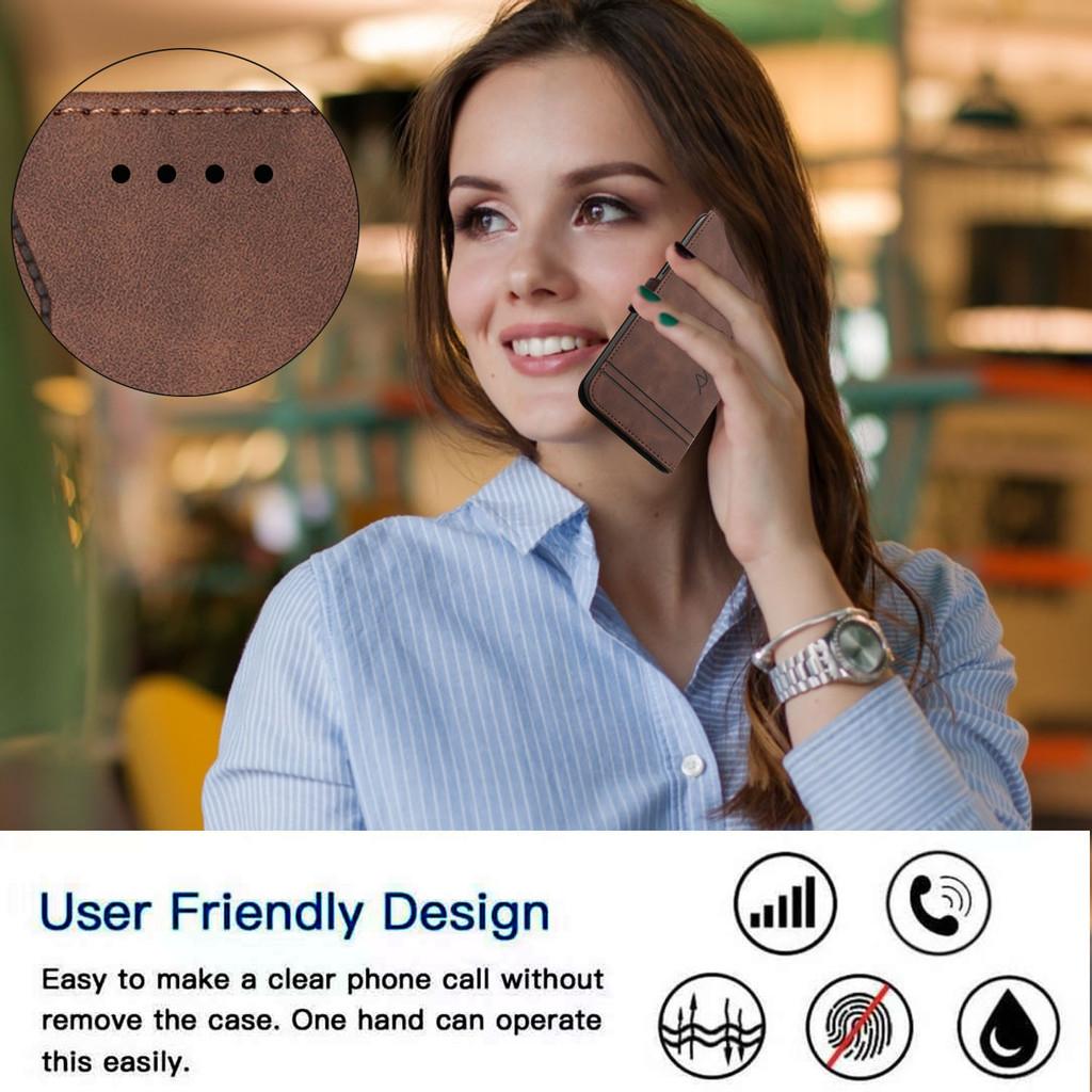 For Samsung Galaxy S8 Leather Phone Case With Card Holder Tpu Pu Business Protective Case With Stand Function