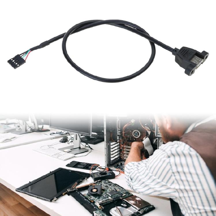 Кабель-переходник USB IDC на материнскую плату, 5-контактный, USB 2.0 Female на 5-контактный Female USB IDC для бесшовной интеграции устройств