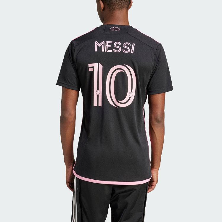 Adidas Inter Miami CF 23/24 Messi Away Jersey черная мужская уличная одежда JE9744