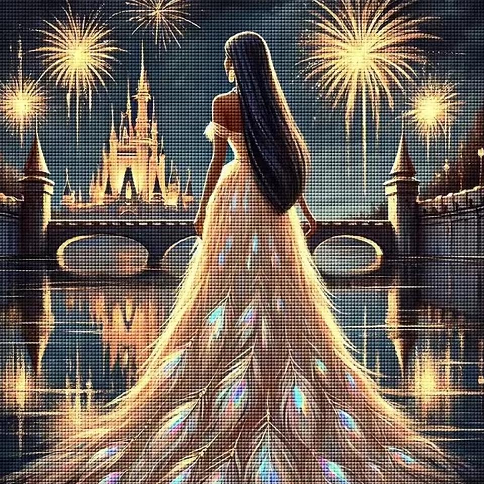 Disney Набор для алмазной живописи «Принцессы» 5D DIY Алмазная вышивка Крестик Ручная работа Искусство Подарок Поделки Декор для дома