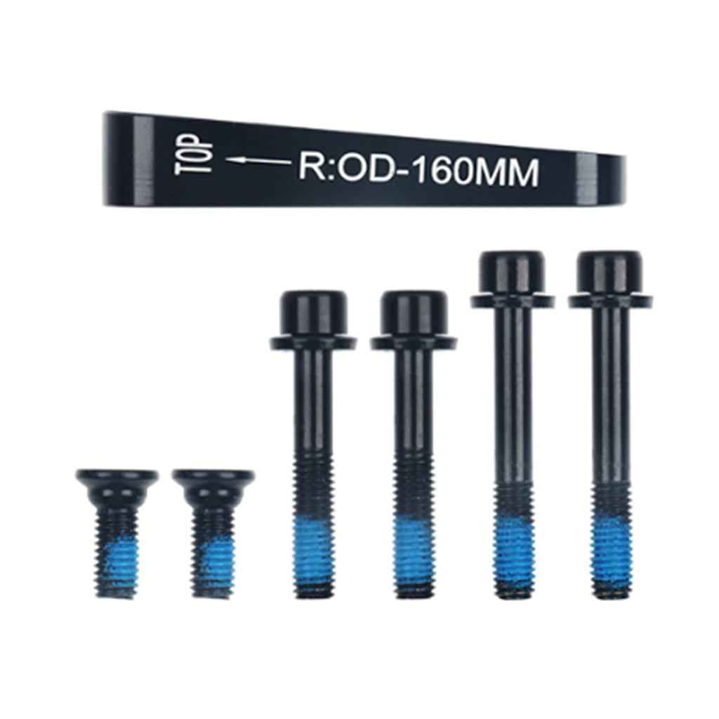 Велосипеды Flat Mount Disc Brake Adapter Set Алюминиевые сплавы Тормозные скобы для шоссейных велосипедов Аксессуары