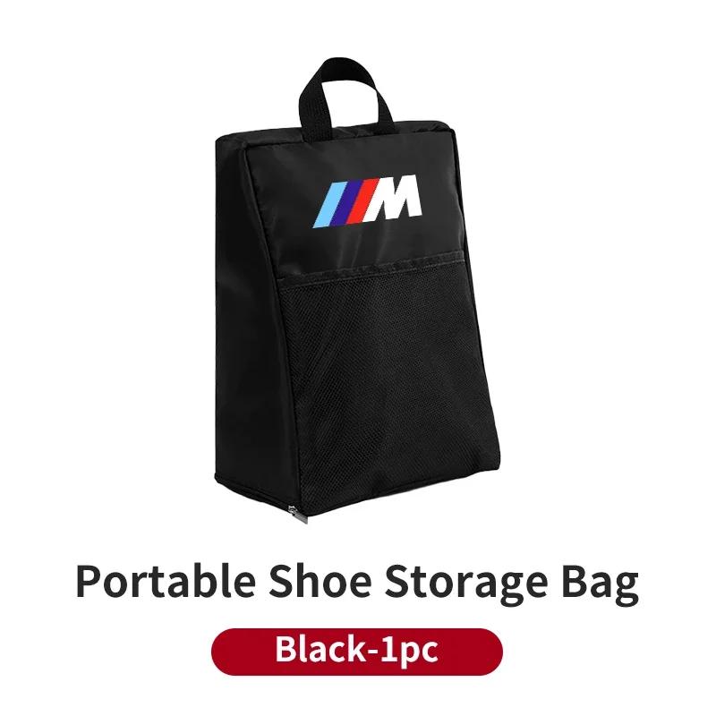 BIFL6 Hot Car Label Sneaker Organiser Portable Shoe Oxford Cloth Storage Bag Travel Accessories For BMW E46 E90 E60 F10 E39 F30 E