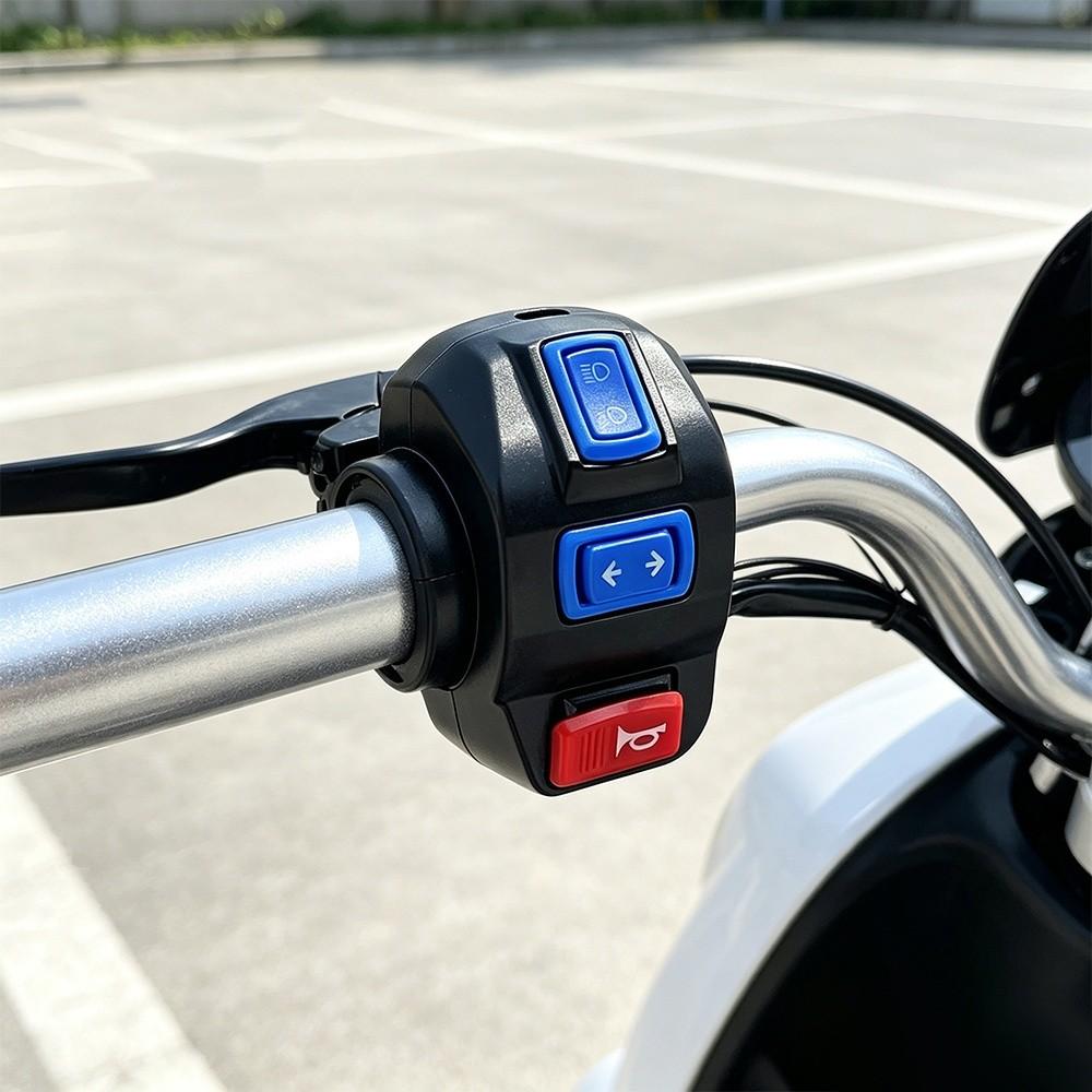 22-мм кнопка-переключатель управления поворотником для Gy6 50cc 125cc