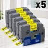5PK/10PK 6/9/12mm TZe231 Compatible for Brother P-touch TZe221 TZe211 TZe-White-Tape Lamination Label for Brother PTH110 Printer