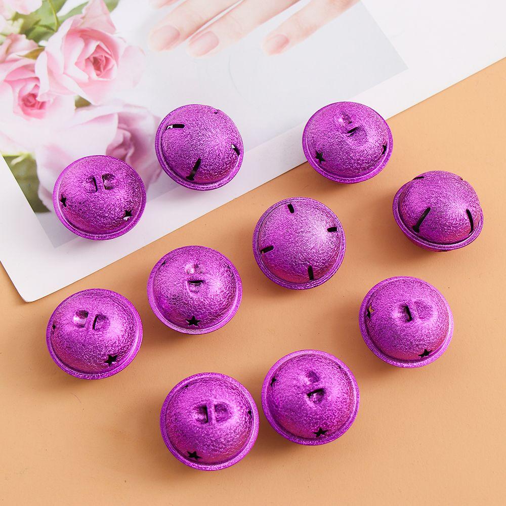 10 шт. 40 мм Поделки Товары для питомцев Украшение для рождественской елки Подвесные украшения Матовые колокольчики Яркий железный Звенящий