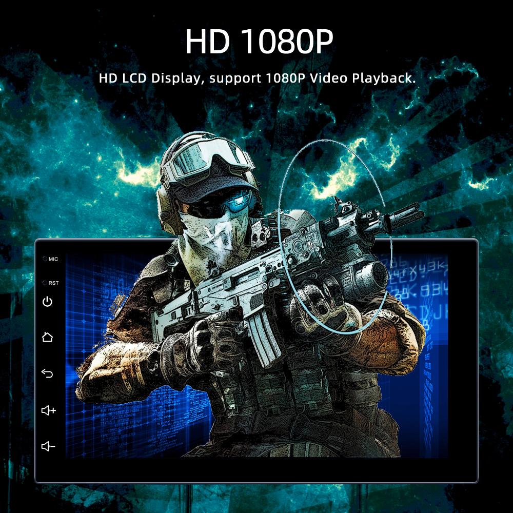 Reakosound 7 Inch 1 Din Android  Car Radio Autoradio GPS Navigation WIFI Car DVR Bluetooth FM Car MP5 Player Car Video Stereo USB Multimedia