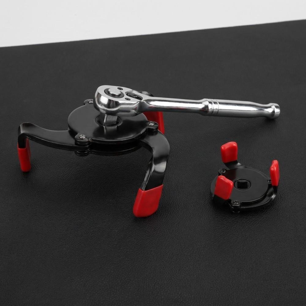 2 Way Oil Filter Wrench 3 Jaw Oil Filter Claw Durable Oil Filter Remover Tool Car Maintenance