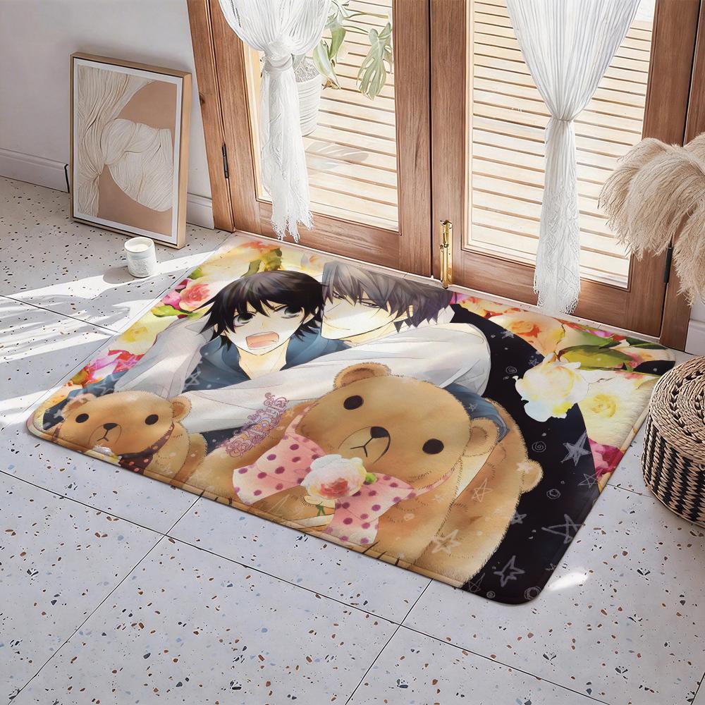 Anime S Sekai ichi Hatsukoi Floor Mat Eco Flannel Doormat Non Slip Odorless Indoor Floor Rug Soft Short Plush Home Mat