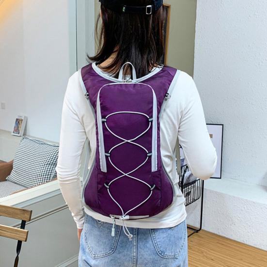Hydration Pack Backpack Outdoor Sports Camping Water Backpack Large Capacity Nylon Bag for Hiking Cycling Running Biking